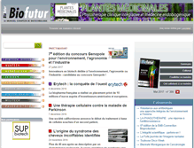 Tablet Screenshot of biofutur.com